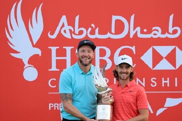 2018 Abu Dhabi HSBC Golf Championship Winner Tommy Fleetwood