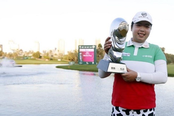 2015 Omega Dubai Ladies Masters Winner Shanshan Feng