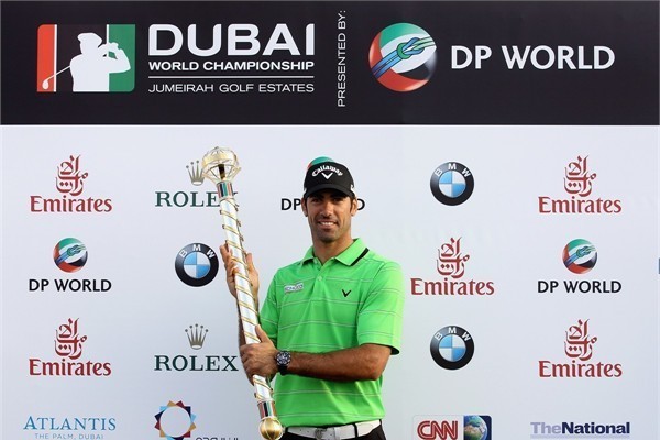 2011 DUBAI WORLD CHAMPIONSHIP presented by DP World winner Alvaro Quiros