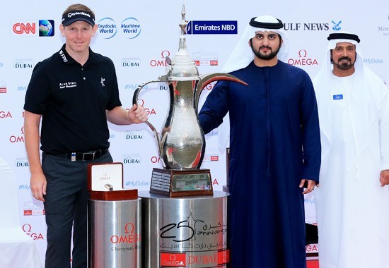 2014 25th Omega Dubai Desert Classic Winner Stephen Gallacher