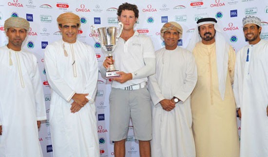 Sandro Piaget 2013 Ghala Valley Open Oman winner on the Mena Golf Tour