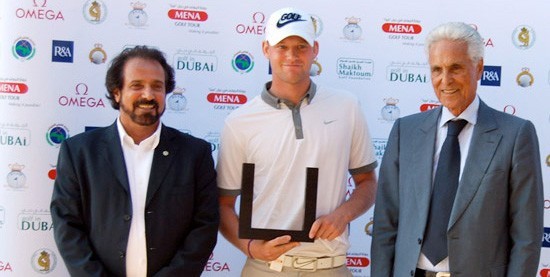 Joshua White 2014 Royal Golf D'Anfa Open winner on the Mena Golf Tour