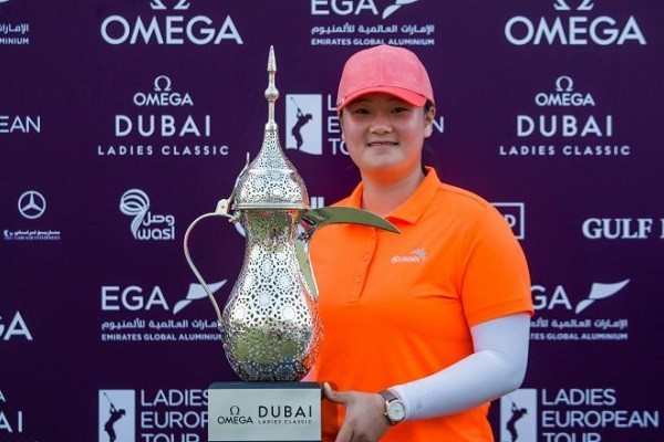 2017 Omega Dubai Ladies Masters Winner Angel Yin