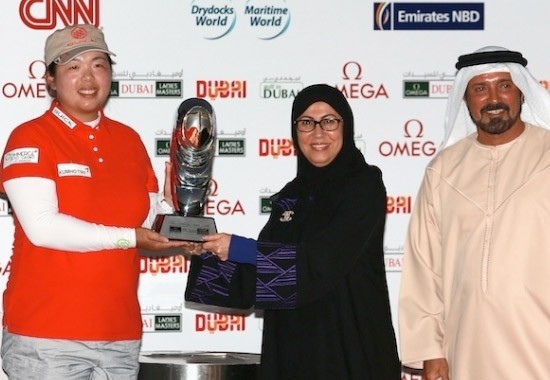2014 Omega Dubai Ladies Masters Winner Shanshan Feng
