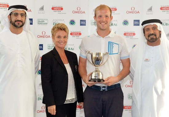 Luke Joy 2014 Dubai Creek Open winner on the Mena Golf Tour