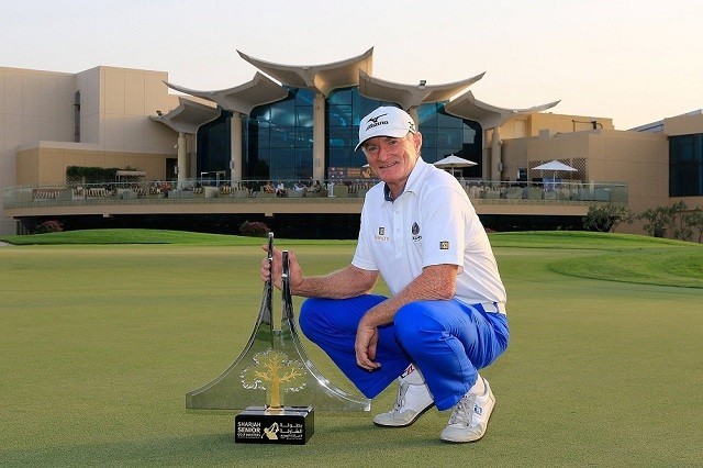 2017 Inaugural Sharjah Senior Golf Masters winner Chris Williams