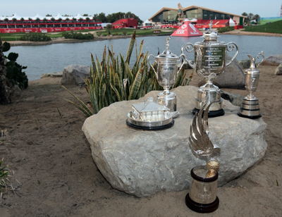 Major Golf Trophies