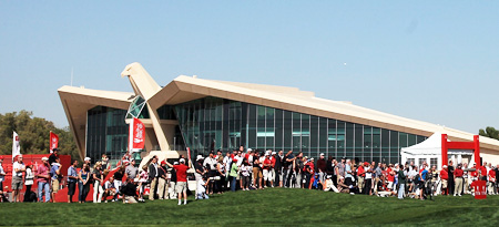 The Abu Dhabi HSBC Golf Championship crowds