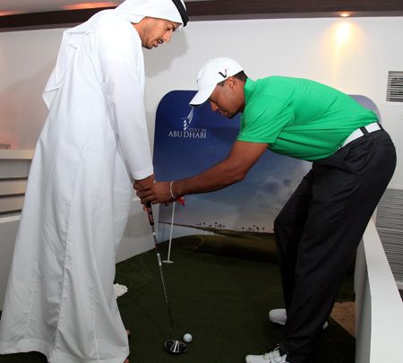 Tiger Woods Abu Dhabi