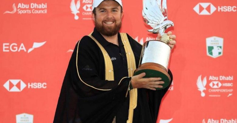 Shane Lowry with trophy