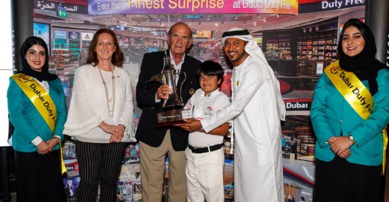 Abdulla Kalbat with trophy